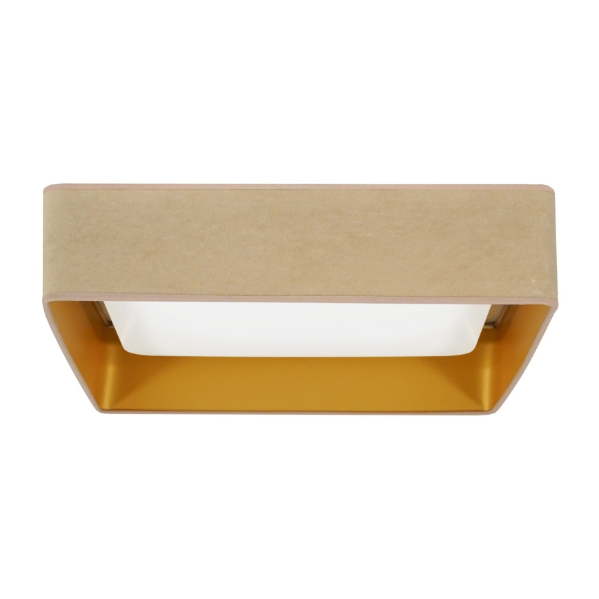 Brilagi - Plafon LED VELVET SQUARE LED/24W/230V 43x43 cm bege