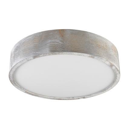 Brilagi - Candeeiro de tecto PINO 2xE27/15W/230V pinho/prateado diâmetro 37,5 cm