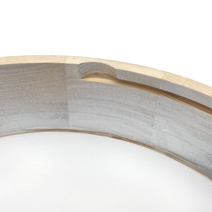 Brilagi - Candeeiro de tecto PINO 2xE27/15W/230V pinho/prateado diâmetro 37,5 cm