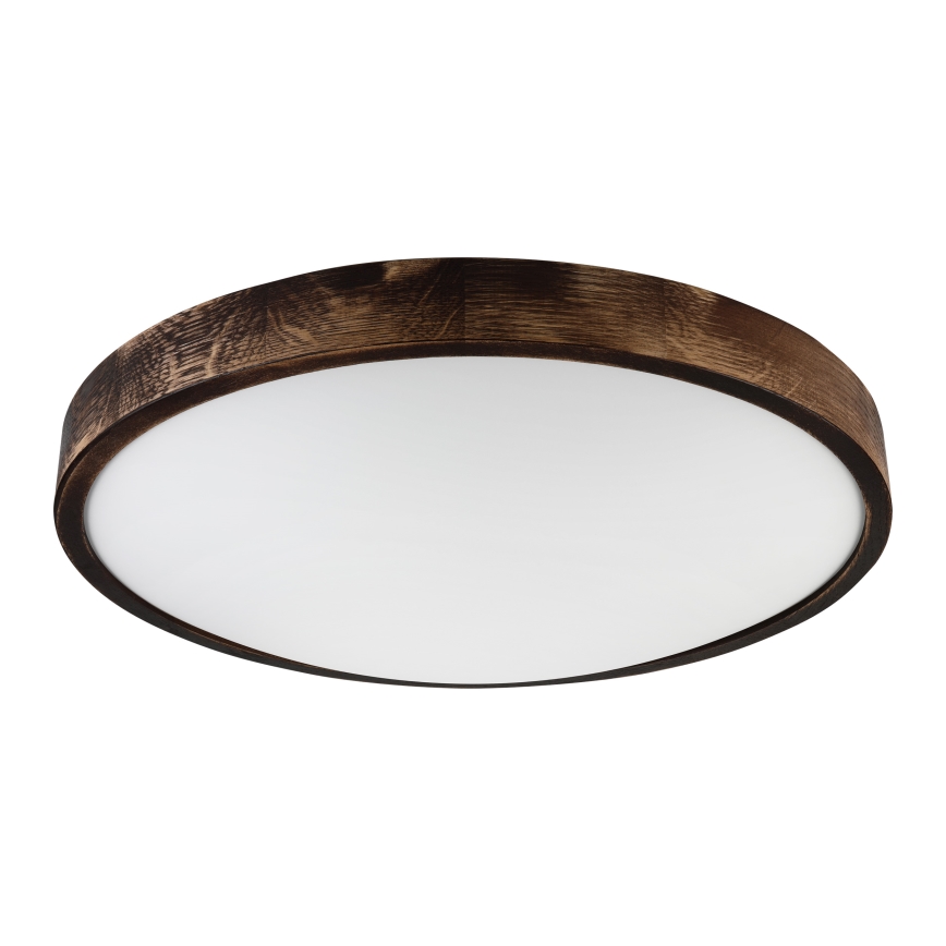 Brilagi - Candeeiro de teto CARVALHO SMOKEY 3xE27/60W/230V, acabamento carvalho, Ø 47,5 cm