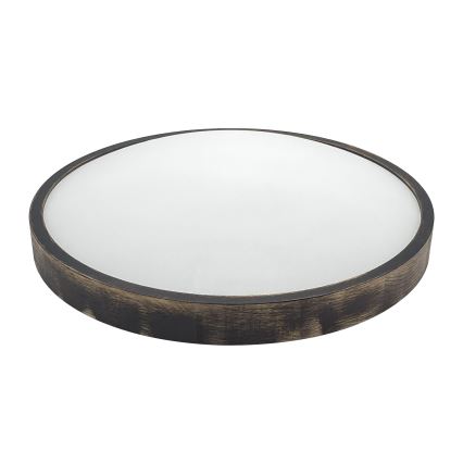 Brilagi - Candeeiro de teto CARVALHO SMOKEY 3xE27/60W/230V, acabamento carvalho, Ø 47,5 cm
