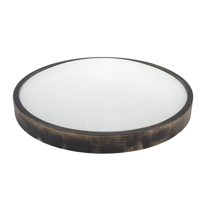 Brilagi - Candeeiro de teto CARVALHO SMOKEY 3xE27/60W/230V, acabamento carvalho, Ø 47,5 cm