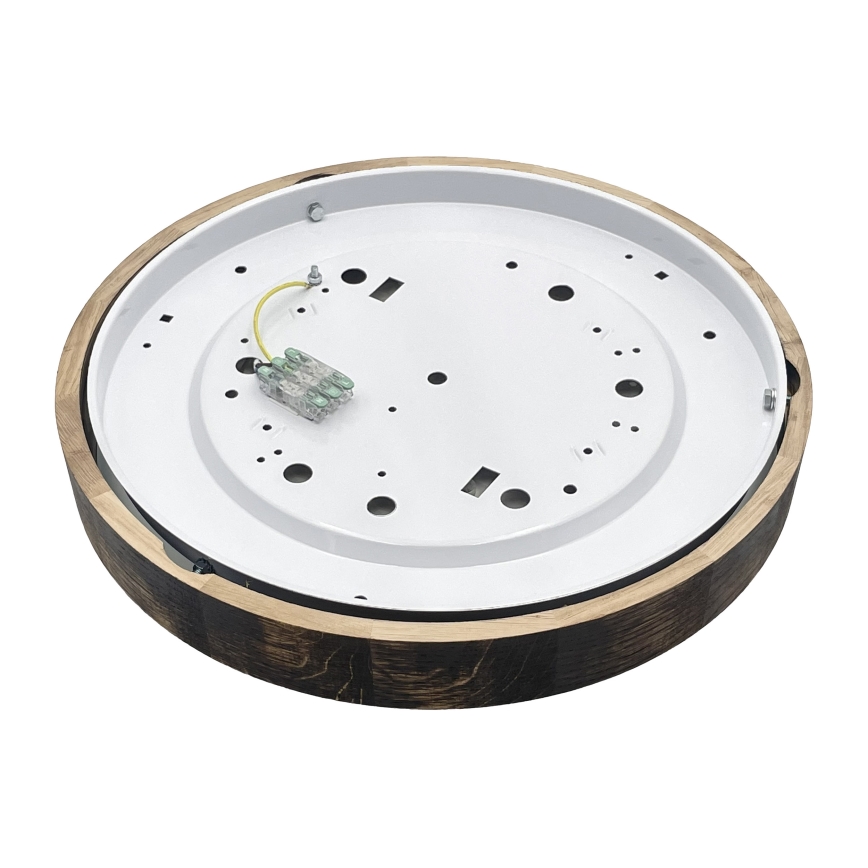 Brilagi - Candeeiro de teto CARVALHO SMOKEY 3xE27/60W/230V, acabamento carvalho, Ø 47,5 cm