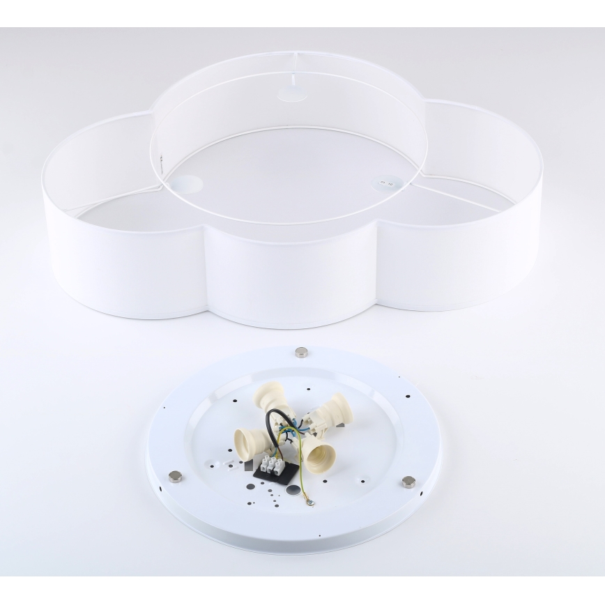 Brilagi - Candeeiro de teto infantil NIMBUS 4xE27/15W/230V branco