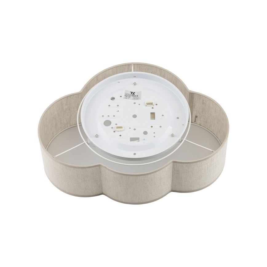 Brilagi - Candeeiro de teto infantil NIMBUS LINEN 2xE27/15W/230V bege