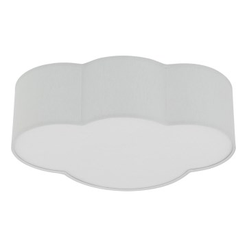 Brilagi - Candeeiro de teto infantil NIMBUS MINI 2xE27/15W/230V cinzento