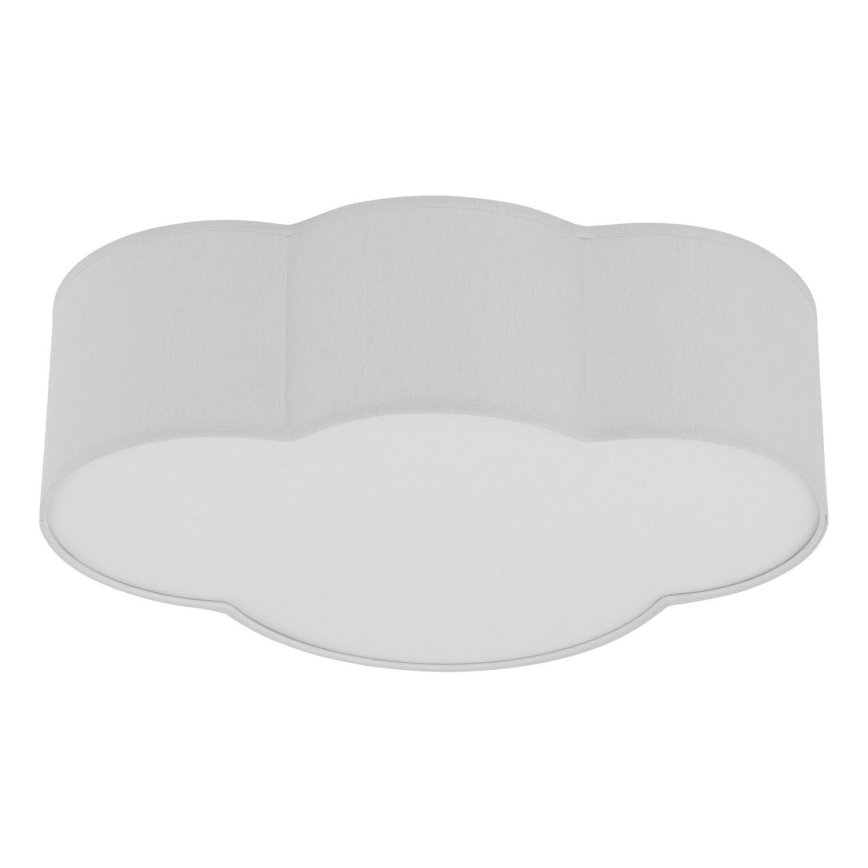 Brilagi - Candeeiro de teto infantil NIMBUS MINI 2xE27/15W/230V cinzento