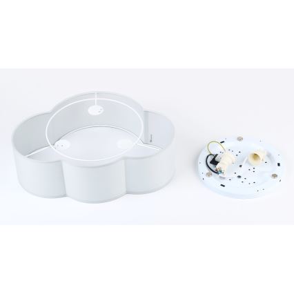 Brilagi - Candeeiro de teto infantil NIMBUS MINI 2xE27/15W/230V cinzento