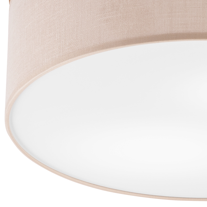 Brilagi - Luminária de Teto LED BELLADONNA 2xE27/15W/230V diâmetro 40 cm bege/carvalho
