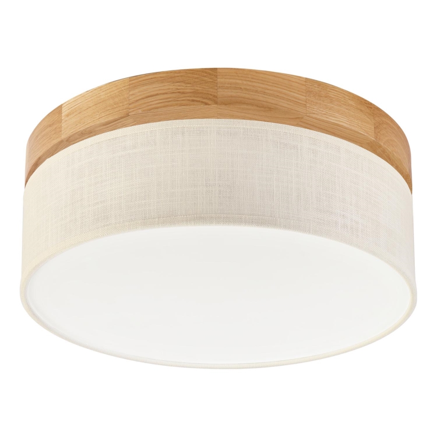 Brilagi - Candeeiro de teto LED BELLADONNA LED/20W/230V diâmetro 30 cm creme/ Carvalho