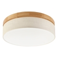 Brilagi - Candeeiro de teto LED BELLADONNA LED/36W/230V diâmetro 40 cm creme/ Carvalho