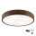 Brilagi - Candeeiro de teto LED CARVALHO 4xE27/60W/230V, carvalho nogueira, Ø 57,5 cm