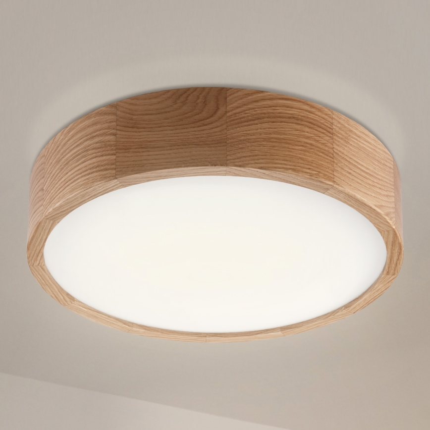 Brilagi - Candeeiro de teto LED CARVALHO LED/36W/230V, cor carvalho, Ø 37,5 cm