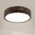 Brilagi - Candeeiro de Teto LED CARVALHO SMOKEY LED/36W/230V, acabamento carvalho, diâmetro 37,5 cm