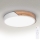 Brilagi - Candeeiro de teto LED dimerizável PILANA LED/48W/230V carvalho/branco Ø 40 cm + comando remoto