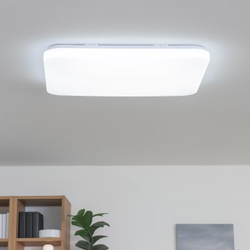 Brilagi - Candeeiro de teto LED dimerizável SHINE LED/24W/230V Ø 60 cm 3000/4000/6500K creme + comando remoto