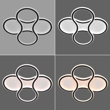 Brilagi - Luminária de teto LED dimmerizável ORELLI LED/53W/230V 3000/4000/6000K + comando à distância
