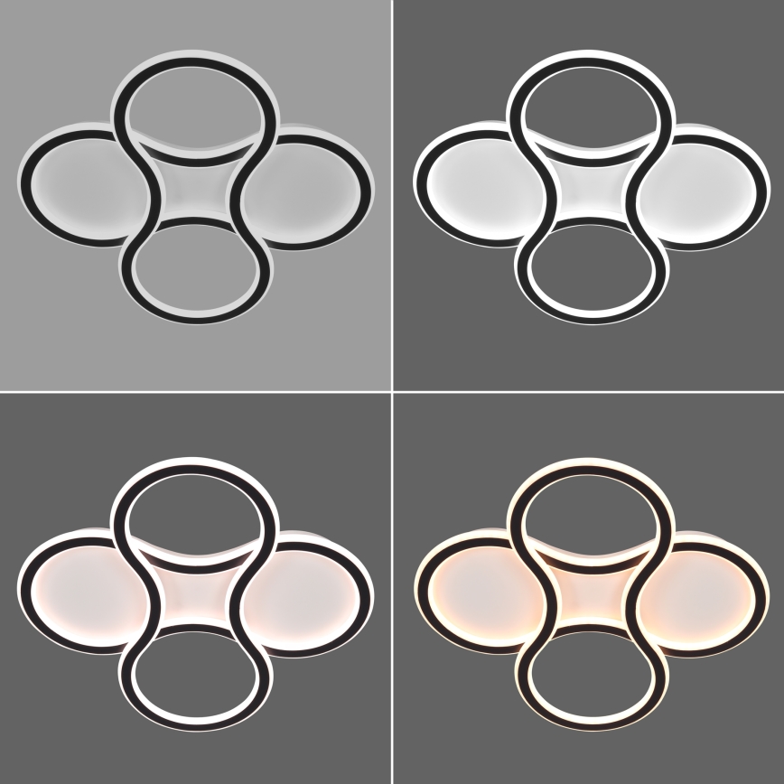 Brilagi - Luminária de teto LED dimmerizável ORELLI LED/53W/230V 3000/4000/6000K + comando à distância