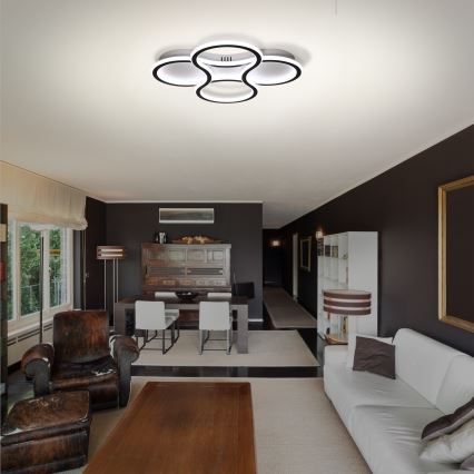 Brilagi - Luminária de teto LED dimmerizável ORELLI LED/53W/230V 3000/4000/6000K + comando à distância