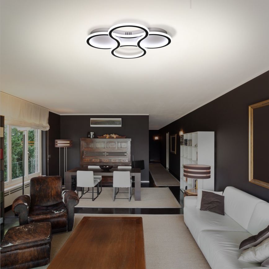 Brilagi - Luminária de teto LED dimmerizável ORELLI LED/53W/230V 3000/4000/6000K + comando à distância