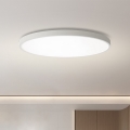 Brilagi - Candeeiro de teto LED POOL, 180 W, 230 V, 3000/4500/6000 K, diâmetro 120 cm, branco