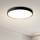 Brilagi - Candeeiro de teto LED regulável POOL LED/60W/230V 3000-6000K Ø 60 cm preto + controlo remoto