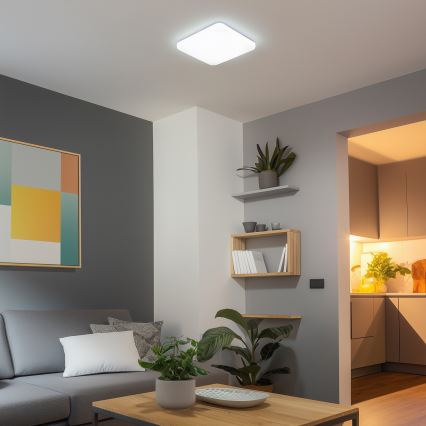Brilagi - Candeeiro de teto SMART LED regulável/28W/230V 43x43 cm 2700-6500K Wi-Fi Tuya + controlo remoto
