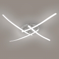 Brilagi - Candeeiro de teto STRIPES LED/32W/230V 60x60 cm prateado
