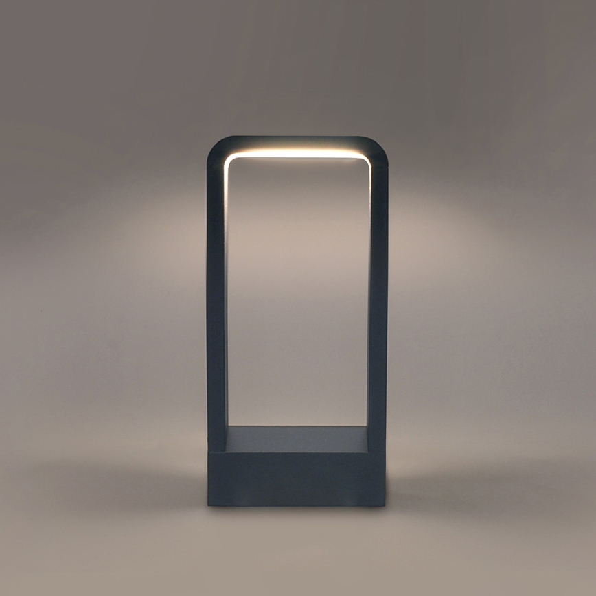 Brilagi - Candeeiro exterior LED BARI LED/7W/230V 3000/4000/6000K antracite IP54 30 cm
