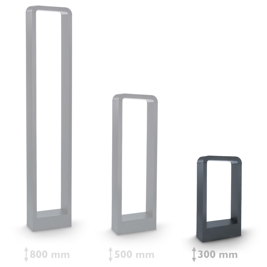 Brilagi - Candeeiro exterior LED BARI LED/7W/230V 3000/4000/6000K antracite IP54 30 cm