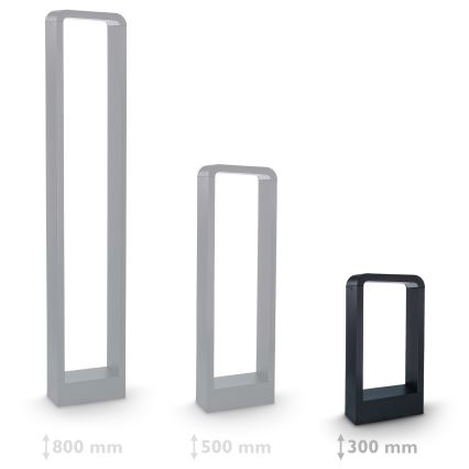 Brilagi - Candeeiro exterior LED BARI LED/7W/230V 3000/4000/6000K IP54 30 cm