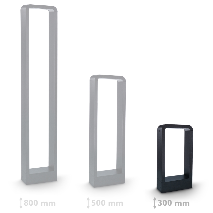 Brilagi - Candeeiro exterior LED BARI LED/7W/230V 3000/4000/6000K IP54 30 cm