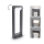Brilagi - Candeeiro exterior LED CROTONE LED/7W/230V antracite IP54 50 cm