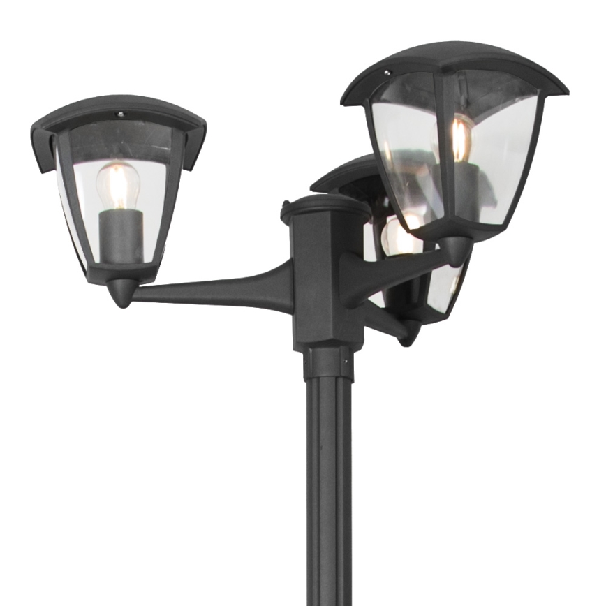 Brilagi - Candeeiro exterior LED LUNA 3xE27/60W/230V IP44