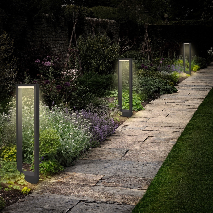 Brilagi - Candeeiro exterior LED RAGUSA LED/7W/230V 3000/4000/6000K antracite IP54 80 cm