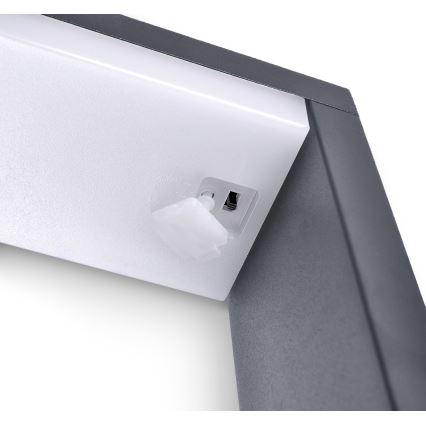 Brilagi - Candeeiro exterior LED RAGUSA LED/7W/230V 3000/4000/6000K antracracit IP54 30 cm