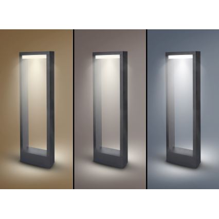 Brilagi - Candeeiro exterior LED RAGUSA LED/7W/230V 3000/4000/6000K antracite IP54 50 cm