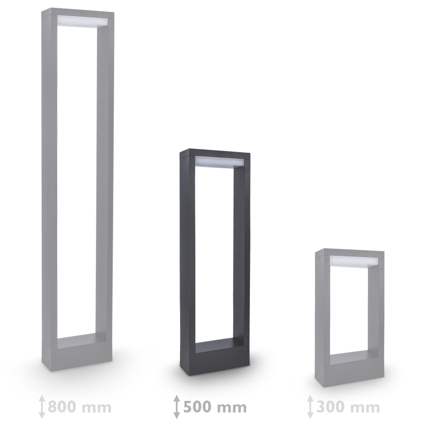 Brilagi - Candeeiro exterior LED RAGUSA LED/7W/230V 3000/4000/6000K antracite IP54 50 cm