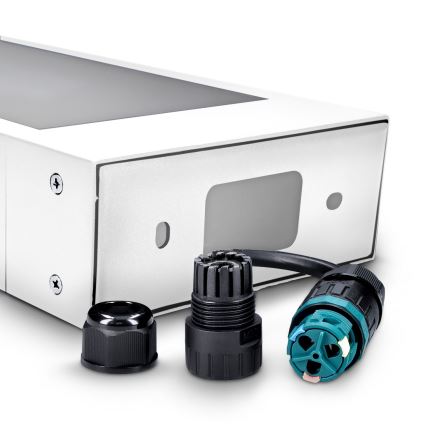 Brilagi - Candeeiro exterior LED RAGUSA LED/7W/230V 3000/4000/6000K branco IP54 50 cm