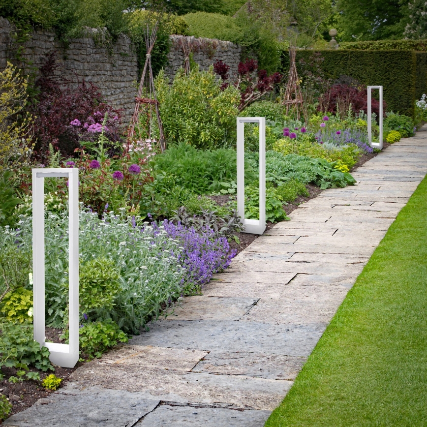 Brilagi - Candeeiro exterior LED RAGUSA LED/7W/230V 3000/4000/6000K branco IP54 80 cm