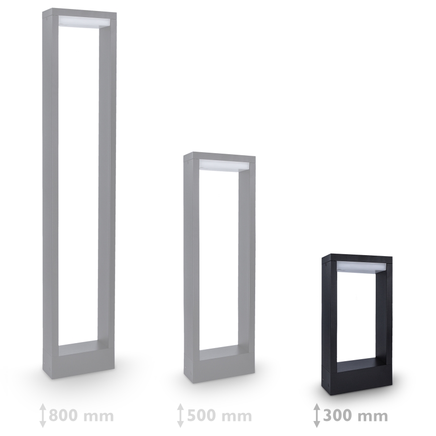 Brilagi - Candeeiro exterior LED RAGUSA LED/7W/230V 3000/4000/6000K IP54 30 cm