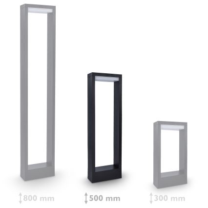 Brilagi - Candeeiro exterior LED RAGUSA LED/7W/230V 3000/4000/6000K IP54 50 cm