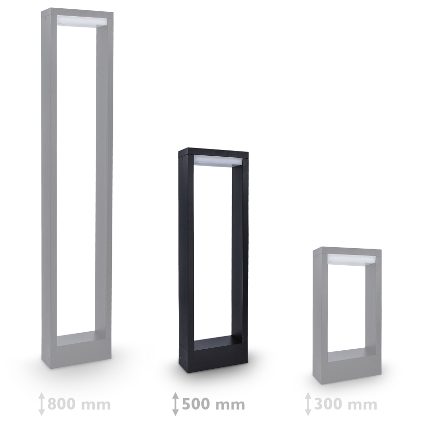 Brilagi - Candeeiro exterior LED RAGUSA LED/7W/230V 3000/4000/6000K IP54 50 cm