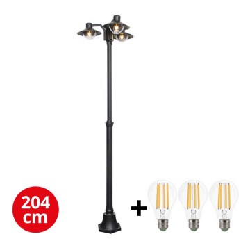 Brilagi - Candeeiro Exterior LED VEERLE 3xE27/60W/230V IP44