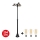 Brilagi - Candeeiro Exterior LED VEERLE 3xE27/60W/230V IP44