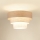 Brilagi - Candeeiro integrado ALASKA LUNETA 1xE27/15W/230V diâmetro 45 cm cinzento/creme
