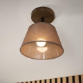 Brilagi - Candeeiro integrado ANTHONY 1xE14/60W/230V carvalho/castanho