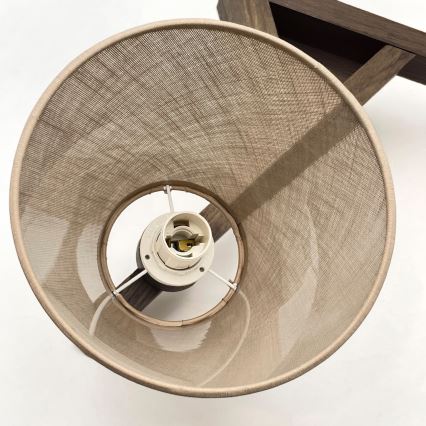 Brilagi - Candeeiro integrado ANTHONY 3xE14/40W/230V carvalho/bege