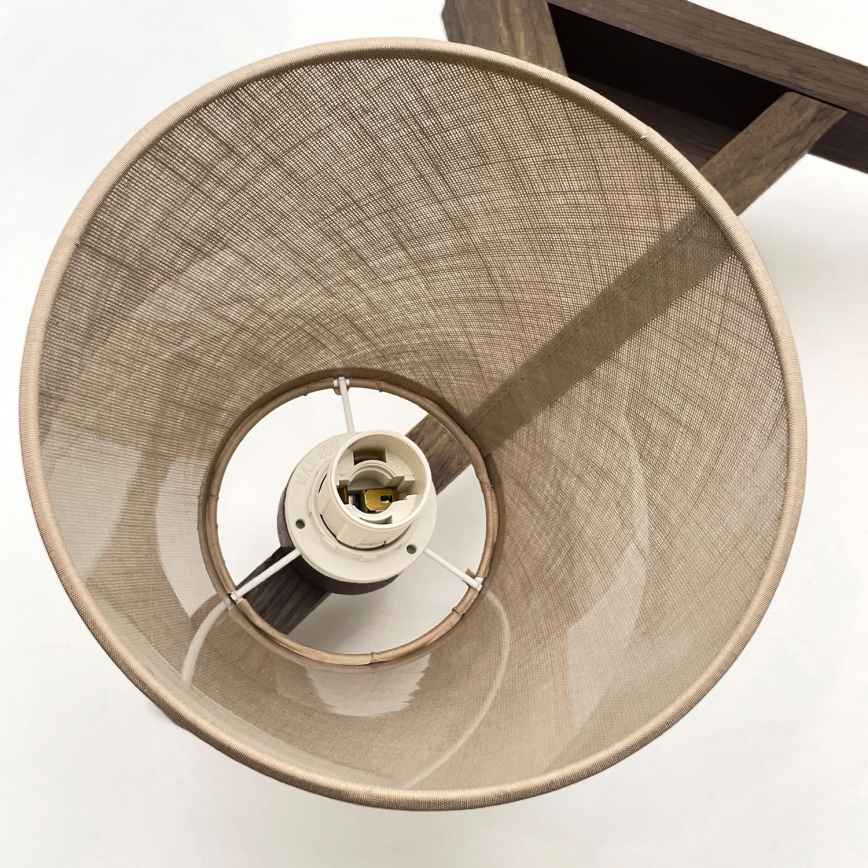 Brilagi - Candeeiro integrado ANTHONY 3xE14/40W/230V carvalho/bege