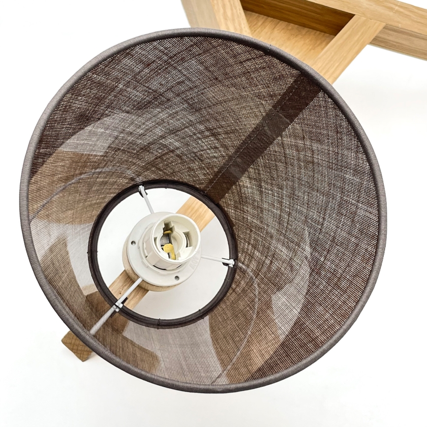 Brilagi - Candeeiro integrado ANTHONY 3xE14/40W/230V carvalho/castanho